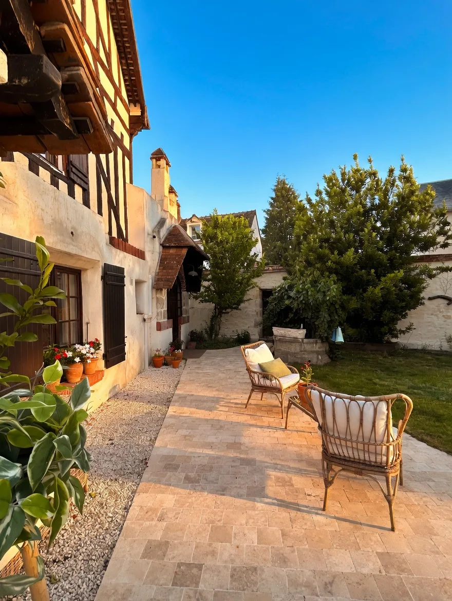 La maison vue de l'extérieur